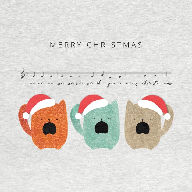 Cats Singing Xmas Song - We Wish You A Merry Christmans by madebyTHOR